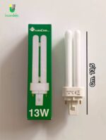 Lampadina fluorescente 13W attacco G24d 2 PIN 2700K