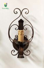 702 Applique di Artelux Ruggine-oro 1 Luce x E14 - immagine 4