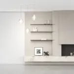 WAX 1215 Lampadario TOP LIGHT – Metallo Vetro 3 Luci L. 68×18 disponibile in vari colori e finiture - immagine 6
