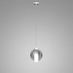 WAX 1215/S1 Lampadario Moderno TOP LIGHT Metallo Vetro 1 Luce D. 18 disponibile in diversi colori e finiture