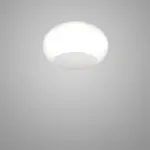 CASPER 1218 Plafoniera TOP LIGHT Alluminio Vetro D. 42/55  disponibile in due misure e colori - immagine 7