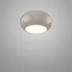 CASPER 1218 Plafoniera TOP LIGHT Alluminio Vetro D. 42/55  disponibile in due misure e colori - immagine 5