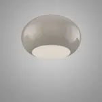 CASPER 1218 Plafoniera TOP LIGHT Alluminio Vetro D. 42/55  disponibile in due misure e colori - immagine 10
