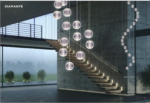 Diamante sospensione di Illuminati 1 Luce LED 4,2W 3000K disponibile in due finiture - immagine 2