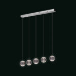 Diamante sospensione di Illuminati 3 Luci LED 21W 3000K disponibile in due finiture - immagine 6