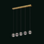 Diamante sospensione di Illuminati 3 Luci LED 21W 3000K disponibile in due finiture - immagine 5