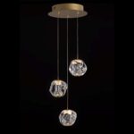 Ciottolo sospensione di Illuminati 3 Luci LED 12,6W 3000K in due finiture - immagine 2