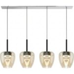 KYLIE Lampadario moderno di Top Light 1236 4P ø16 cm + R60x4R3 Gx53 LED disponibile in varie finiture - immagine 12