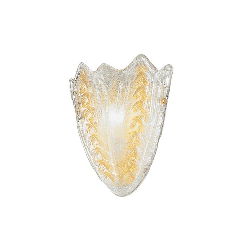 375-a-lampada-da-parete-in-graniglia-cristallo-sfumature-ambra DORIS Applique da parete di Padana Lampadari 1x E27 - immagine 1