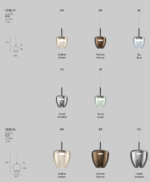 KYLIE Lampadario moderno di Top Light 1236 3P + R60x4R3 Gx53 LED su base tonda disponibile in varie finiture - immagine 12