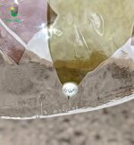 690 Sospensione di La Murrina ø 33 cm decoro Foglia Liberty montatura oro 1 Luce E27 - immagine 2