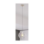 Lampadario moderno Top Light IRIS 1234+R10T1 E27 LED metallo vetro iridescente disponibile in tre misure e cinque finiture