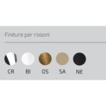 KYLIE LAMPADA DA PARETE MODERNA CON DIFFUSORE DI VETRO IN 5 COLORI D16 CM, LAMPADA ATTACCO GX53 disponibile in varie finiture e colori - immagine 2