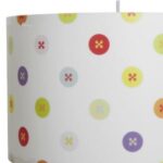 BOTTONI Lampada a sospensione per camerette CYLINDER Ø 47xh 30 cm in multicolor Emporium - immagine 2