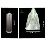 Quadriedro in cristallo a puntale per lampadario h.10 - immagine 5