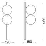 BINOMIO PLAFONIERA IDEAL LUX LED G9 2x4W - immagine 3